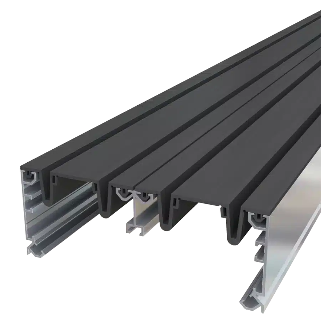 Junta JDV 4.07-050 - Aluminio Bruto - Inserto Negro